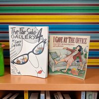 Vintage 1990s The Far Side Gallery 4 & Sally Forth Comic Book Set Gary Larson Greg Howard Funny Cartoon Humor Gift for Comic Collectors