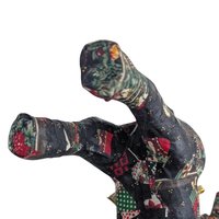 Vintage Paper Mache Reindeer Pair Holiday Figurines Christmas Mantel Decor Gift for Collector