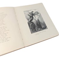 1888 Tennyson Poetry Book, Antique Illustrated Verse, Gems from Tennyson, Hammett Billings Art, Porter Coates, Literary Collectible