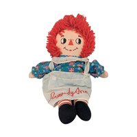 Vintage Applause Raggedy Ann Doll 12 Inch, Classic Cloth Rag Doll with Yarn Hair, Collectible Nursery Toy, Farmhouse Nursery Decor