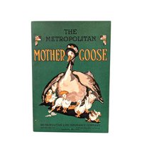 Vintage Metropolitan Mother Goose Book, Illustrated by Emma Clark, Nursery Rhymes, Collectible Children's Book