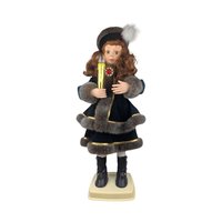 Vintage 1995 Telco Animated Caroler Girl: 25" Light-Up Victorian Christmas Doll
