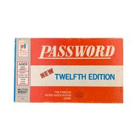 1962 Password Game, Milton Bradley Twelfth Edition, Complete Vintage Word Association Game, Family Fun, Game Collector