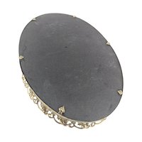 Vintage Oval Filigree Vanity Mirror Tray, Decorative Dresser Tray, Perfume Display, Gift for Her