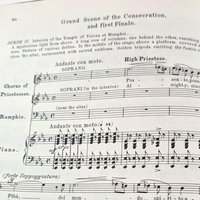Vintage Giuseppe Verdi Aida Opera Music Book, G. Schirmer, Vocal Score, Italian & English, Gift for Opera Lover, Music Collector