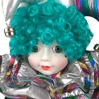 Vintage Victoria Ashlea Bette Ball Jester Music Box, Musical Figurine, Collectible, Plays Music Box Dancer, Unique Gift