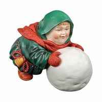 Vintage Dept 56 Merrymakers Figurines: 5-Piece Christmas Decor Lot
