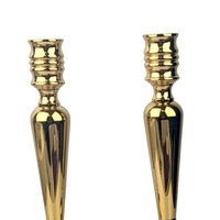 Vintage Baldwin Brass Candlesticks: Mid-Century Modern Taper Candle Holders