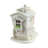 Dept 56 Snowbunnies "My Woodland Wagon": Vintage 1995 Lighted Easter Figurine