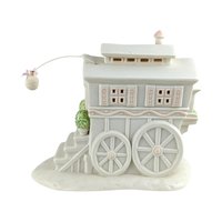 Dept 56 Snowbunnies "My Woodland Wagon": Vintage 1995 Lighted Easter Figurine