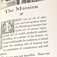 Vintage "The Mansion" Book by Henry Van Dyke, Illustrated by Elizabeth Shippen Green