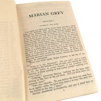 1923 Marian Grey Antique Novel by Mary J. Holmes - Collectible Literature