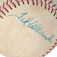 Ted Uhlaender Autographed Baseball: 1970s MN Twins Wilson Little League Collectible