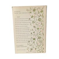 1954 Sonnets from the Portuguese: Illustrated Love Poems, Collectible Hardcover