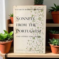 1954 Sonnets from the Portuguese: Illustrated Love Poems, Collectible Hardcover