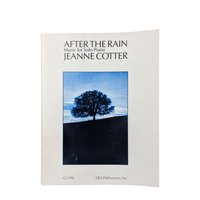 Jeanne Cotter "After the Rain" Piano Book: Vintage 1990 Solo Sheet Music for Pianists