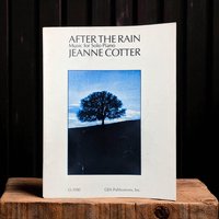 Jeanne Cotter "After the Rain" Piano Book: Vintage 1990 Solo Sheet Music for Pianists