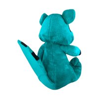 Vintage Nanco Bandit Green Raccoon Plush: Collectible Retro Toy