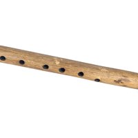 Handmade Carved Inca Quena Flute: Andean Folk Art Instrument