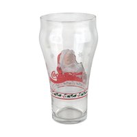 Vintage Coca-Cola Santa Glasses: Libby Christmas Glassware, Set of 4