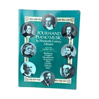 19th Century Piano Music Book: Four-Hand Scores by Masters