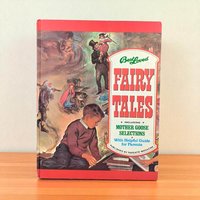 Vintage 1974 Best Loved Fairy Tales Hardcover: Mother Goose Children's Bedtime Storybook