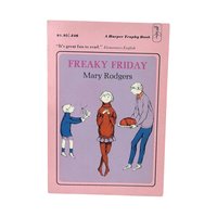 Vintage 1973 Freaky Friday Book: Mary Rodgers Softcover Young Adult Novel