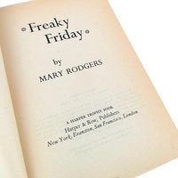 Vintage 1973 Freaky Friday Book: Mary Rodgers Softcover Young Adult Novel