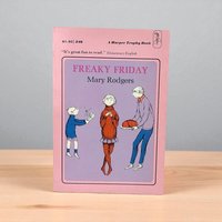 Vintage 1973 Freaky Friday Book: Mary Rodgers Softcover Young Adult Novel