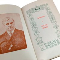 Antique "Addresses" Hardcover Book: Phillips Brooks Sermons, H.M. Caldwell Publisher