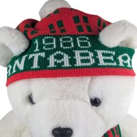 Vintage 1986 Santa Bear: Dayton Hudson Department Store Christmas Plush