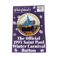 Vintage Saint Paul Winter Carnival Buttons, 1993, 2001, 2003, Collectible Minnesota Memorabilia, Gift for Collectors