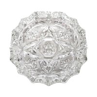 Vintage Anchor Hocking Ashtrays: Early American Prescut Pattern Glass, Set of 4