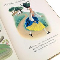 Vintage 1957 La Fontaine's Fables: Illustrated Hardcover Children's Story Book