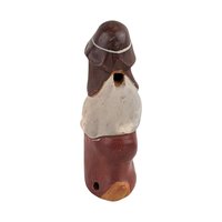 Vintage Clay Man Whistle: Handmade Folk Art Figure