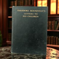 1919 Theodore Roosevelt Letters Book: Historical Correspondence, Antique Decor