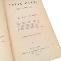 1969 Felix Holt by George Eliot (Volume 3): Classic Literature Hardcover