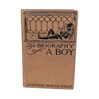 1910 Biography of a Boy Book: Josephine Daskam Bacon, Rose O'Neill Illustrations