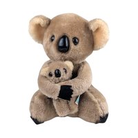 Vintage 1978 Dakin Koala Plush with Baby: Mama & Baby Stuffed Animal