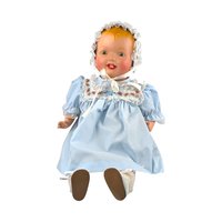 Vintage Blonde Baby Doll: 23" Moving Eyes, Crying Sound