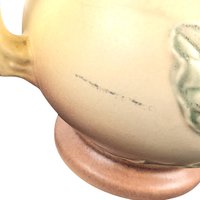 Vintage Hull Pottery Magnolia Pitcher: Art Deco Floral Vase