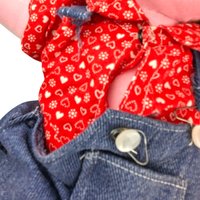 Handmade Raggedy Ann & Andy Dolls: Vintage Plush Pair, 18"