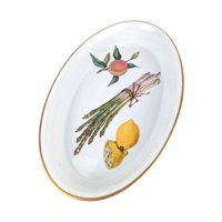 Vintage Royal Worcester Evesham Gold Baking Dish: 1961 English Porcelain Casserole