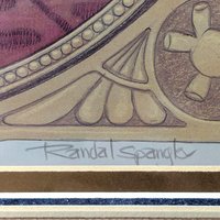 Signed Randal Spangler Framed Print: The Draglings Story, Teddy Bear Fantasy Art