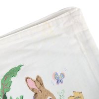 Vintage Cottontail Corner Cloth Book: 1980s Bunny Nursery Toy
