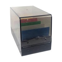 Vintage 1980s Floppy Disk Holder: SRW Microdex 50 Desk Organizer