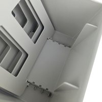 Vintage Amaray Floppy Disk Storage Box: Smoked Lid, 5 Dividers