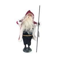 Vintage 1999 Byers' Choice Victorian Santa Figure: Holiday Mantel Decor