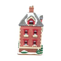 Geo Lefton Doctor's Office Light Up Village House - 1992 Vintage Christmas Decor