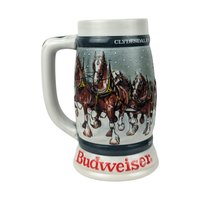 Vintage Budweiser Clydesdales 50th Anniversary Stein: Anheuser Busch Collectible